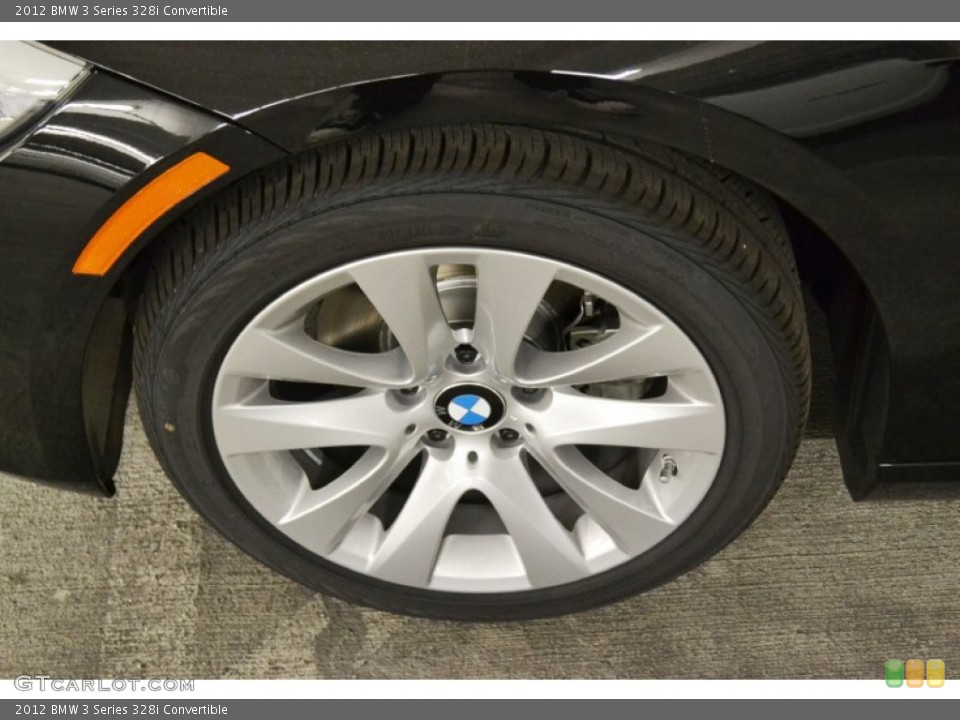 2012 BMW 3 Series 328i Convertible Wheel and Tire Photo #56343025
