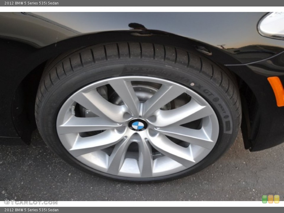 2012 BMW 5 Series 535i Sedan Wheel and Tire Photo #56343088
