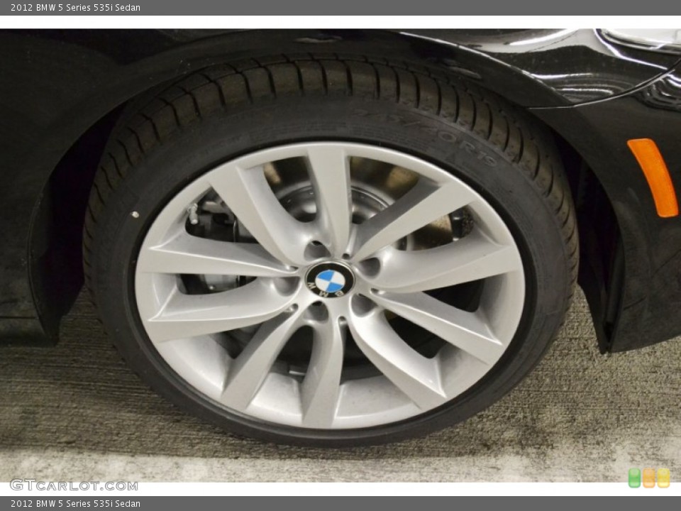 2012 BMW 5 Series 535i Sedan Wheel and Tire Photo #56343154