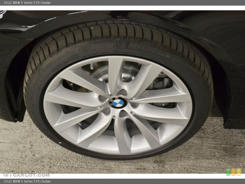 2012 BMW 5 Series 535i Sedan Wheel and Tire Photo #56343178
