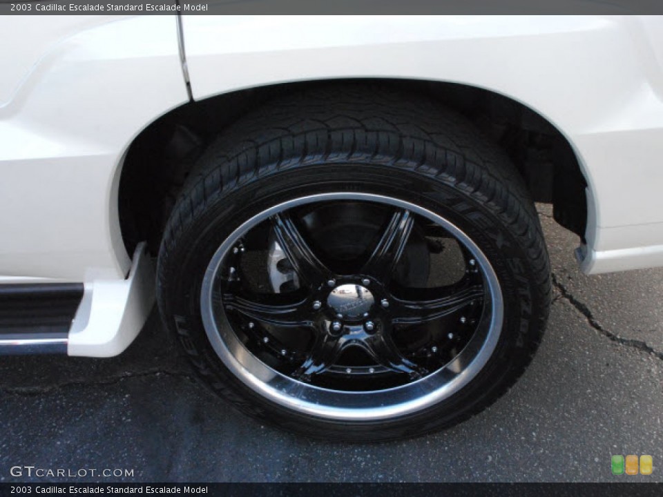 2003 Cadillac Escalade Custom Wheel and Tire Photo #56343682
