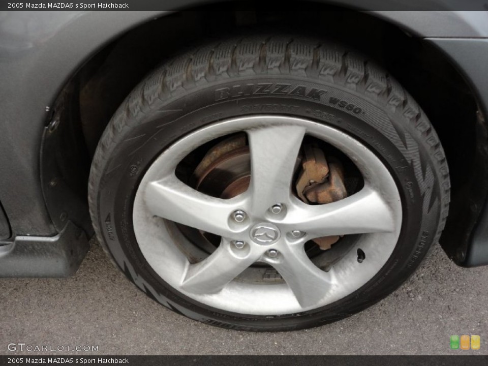 2005 Mazda MAZDA6 s Sport Hatchback Wheel and Tire Photo #56349711