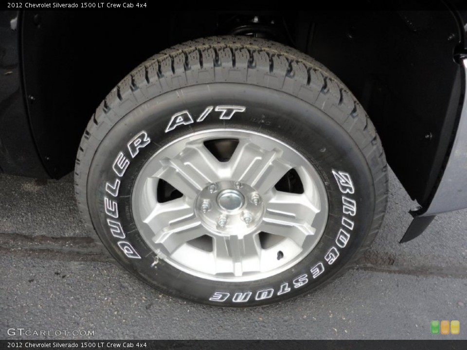 2012 Chevrolet Silverado 1500 LT Crew Cab 4x4 Wheel and Tire Photo #56350400