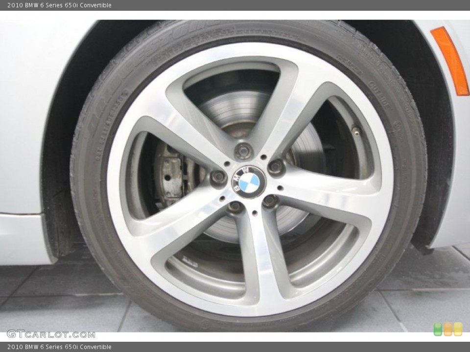 2010 BMW 6 Series 650i Convertible Wheel and Tire Photo #56355196