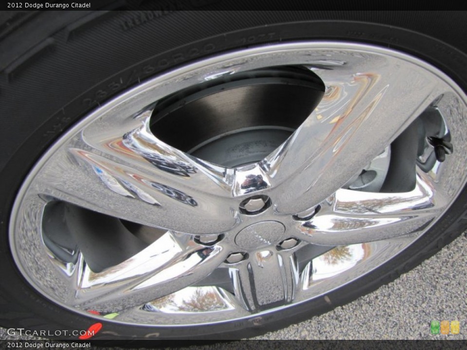 2012 Dodge Durango Citadel Wheel and Tire Photo #56355511