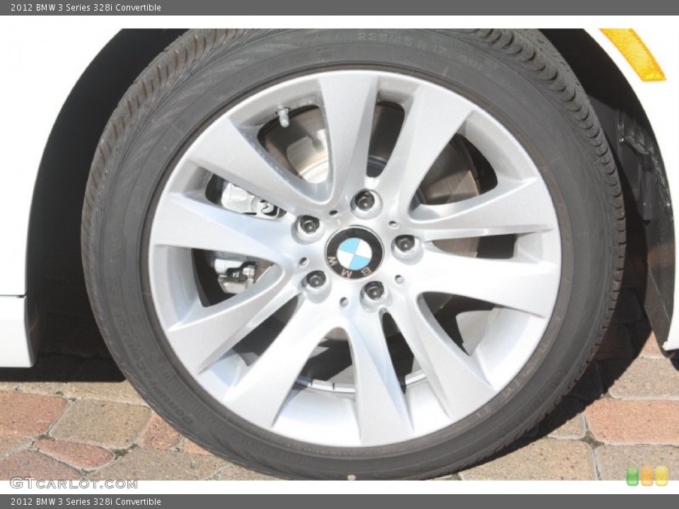2012 BMW 3 Series 328i Convertible Wheel and Tire Photo #56358661