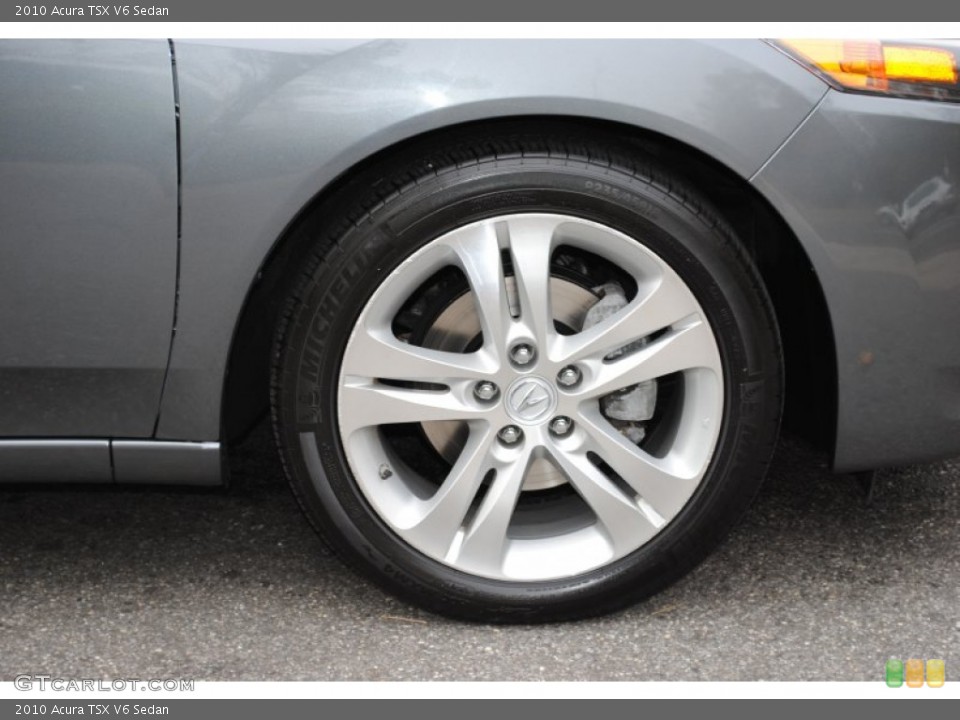 2010 Acura TSX V6 Sedan Wheel and Tire Photo #56360802