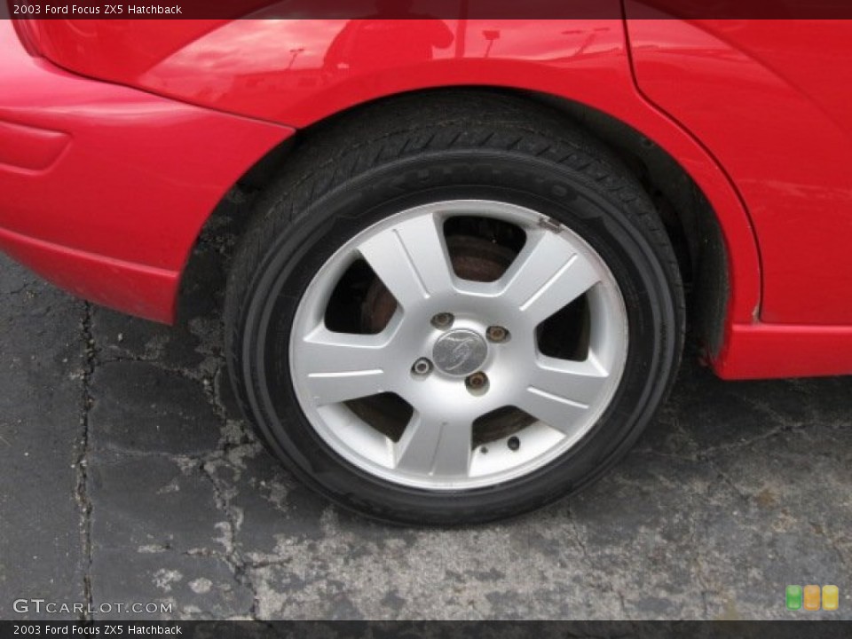 2003 Ford Focus ZX5 Hatchback Wheel and Tire Photo #56361810