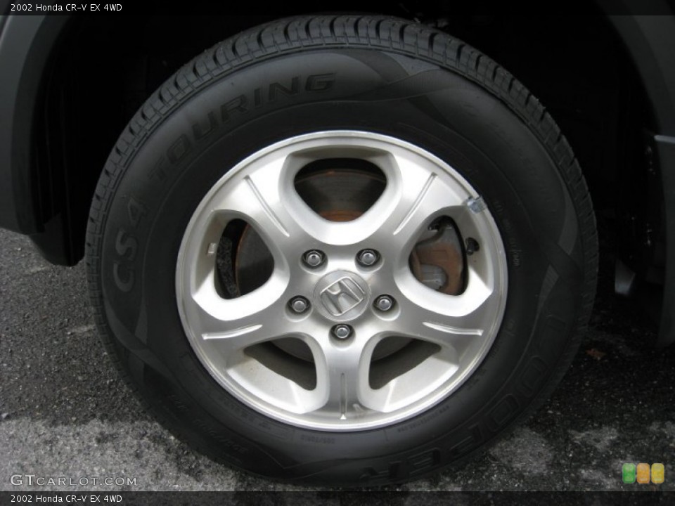 2002 Honda CR-V EX 4WD Wheel and Tire Photo #56366380