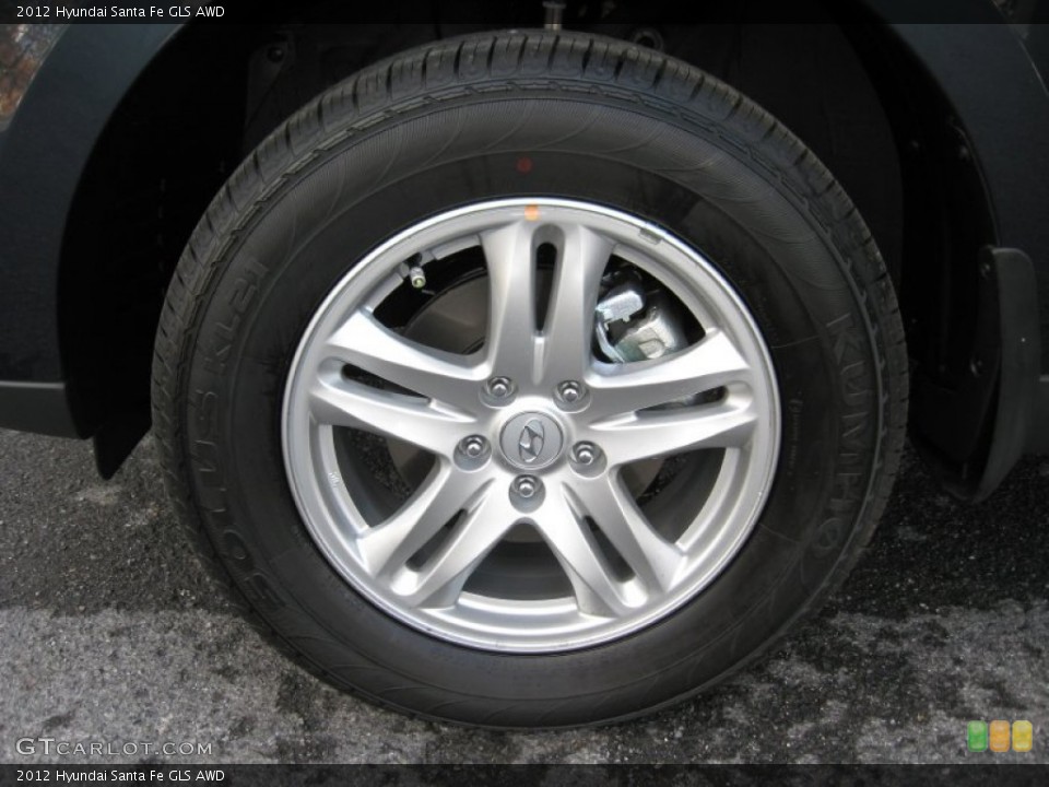 2012 Hyundai Santa Fe GLS AWD Wheel and Tire Photo #56367427