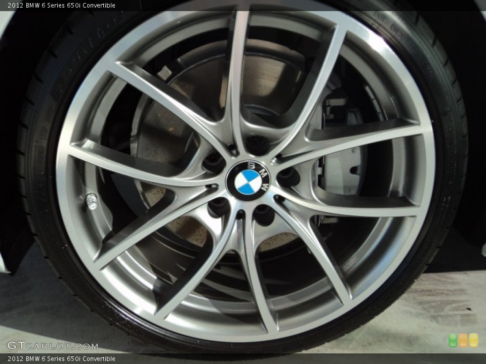 2012 BMW 6 Series 650i Convertible Wheel and Tire Photo #56370622
