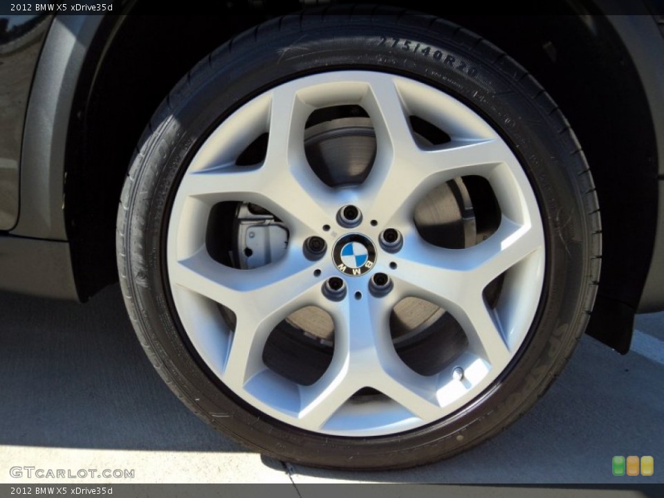2012 BMW X5 xDrive35d Wheel and Tire Photo #56370865