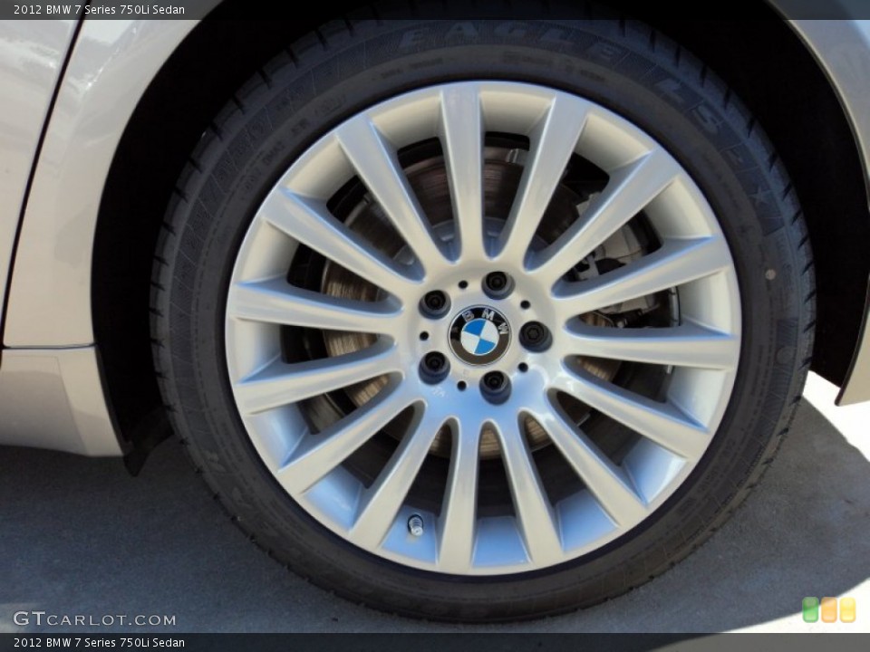 2012 BMW 7 Series 750Li Sedan Wheel and Tire Photo #56371213