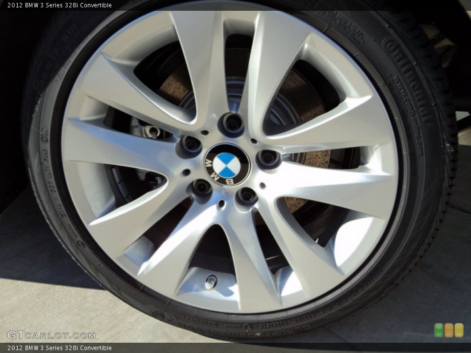2012 BMW 3 Series 328i Convertible Wheel and Tire Photo #56371422