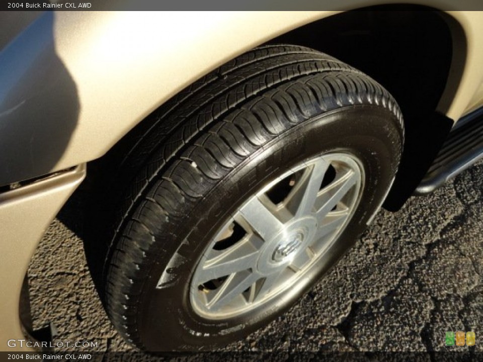 2004 Buick Rainier CXL AWD Wheel and Tire Photo #56377282