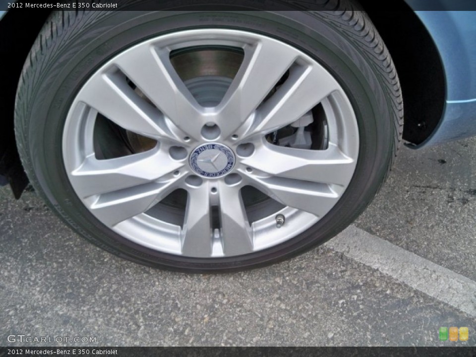 2012 Mercedes-Benz E 350 Cabriolet Wheel and Tire Photo #56378254