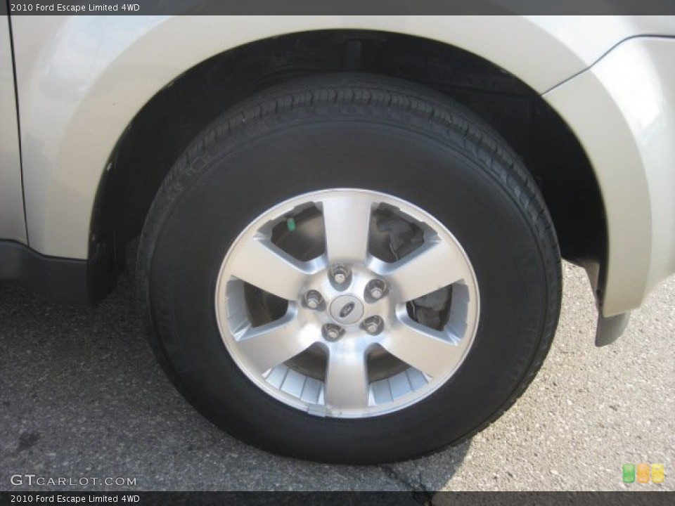 2010 Ford Escape Limited 4WD Wheel and Tire Photo #56378464