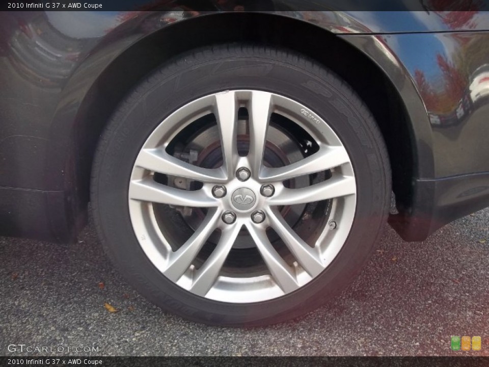 2010 Infiniti G 37 x AWD Coupe Wheel and Tire Photo #56379574