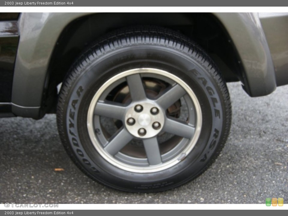 Size tires 2003 jeep liberty sport #2