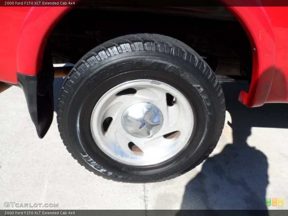 2000 Ford F150 XLT Extended Cab 4x4 Wheel and Tire Photo #56386837
