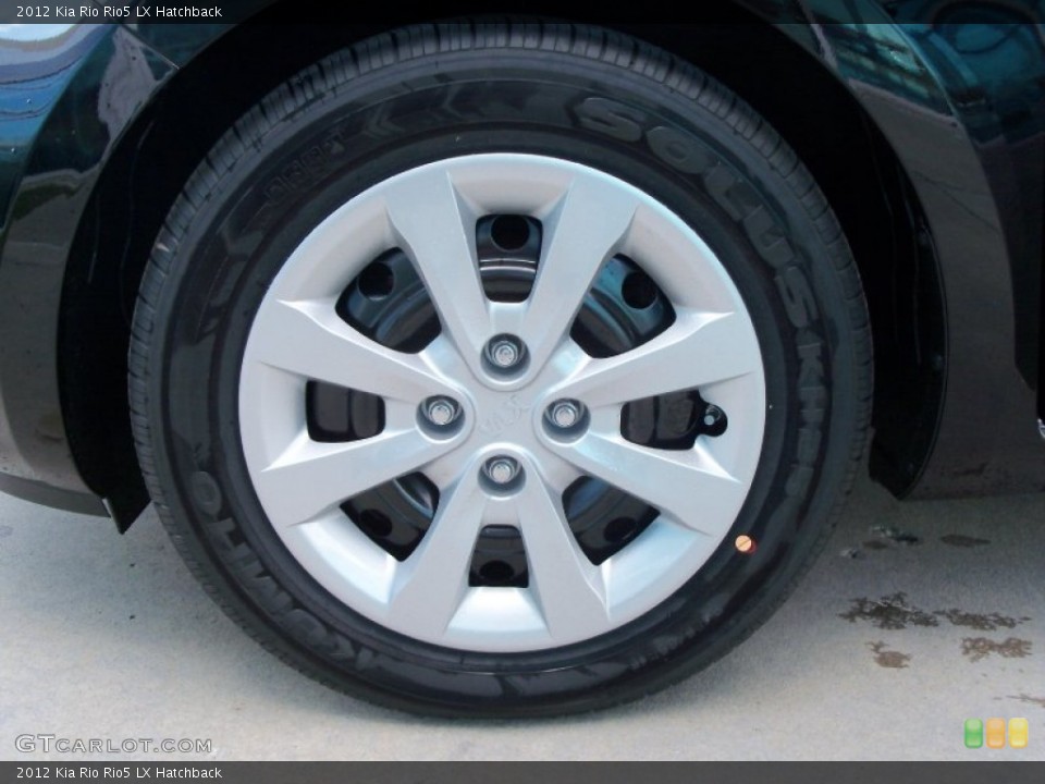 2012 Kia Rio Rio5 LX Hatchback Wheel and Tire Photo #56387458