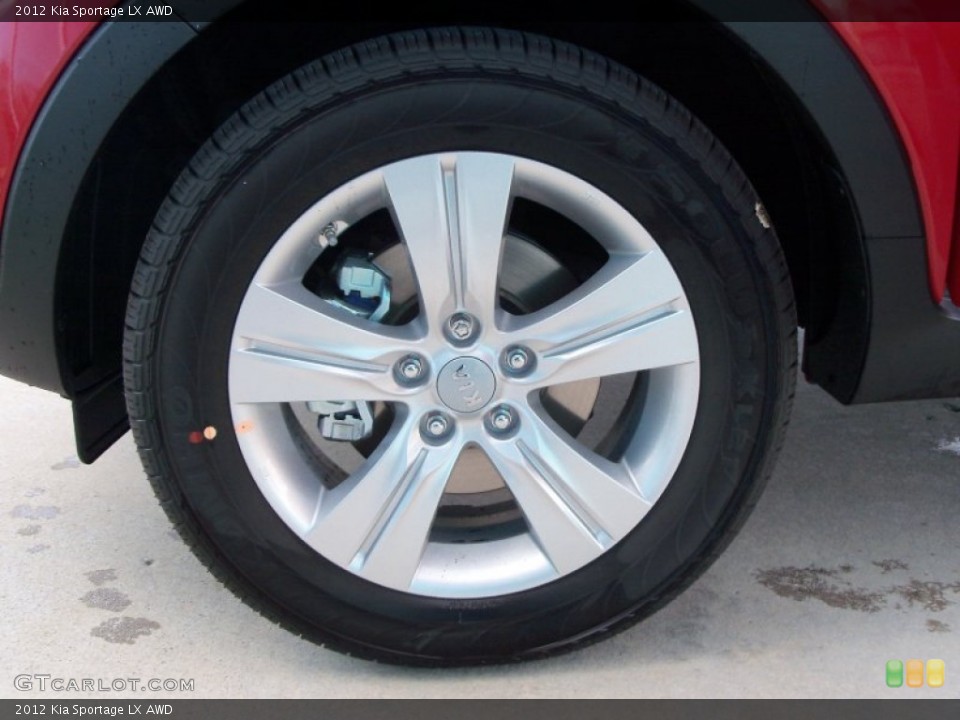 2012 Kia Sportage LX AWD Wheel and Tire Photo #56388751