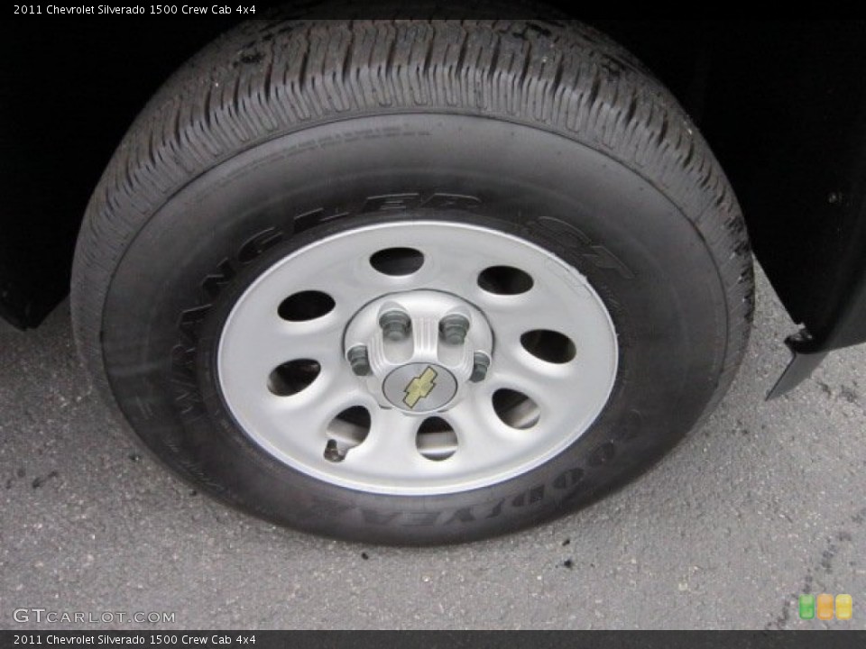 2011 Chevrolet Silverado 1500 Crew Cab 4x4 Wheel and Tire Photo #56399905