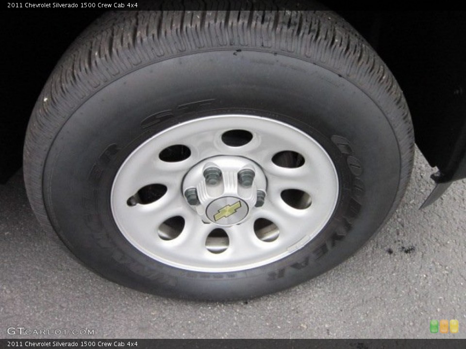 2011 Chevrolet Silverado 1500 Crew Cab 4x4 Wheel and Tire Photo #56400640