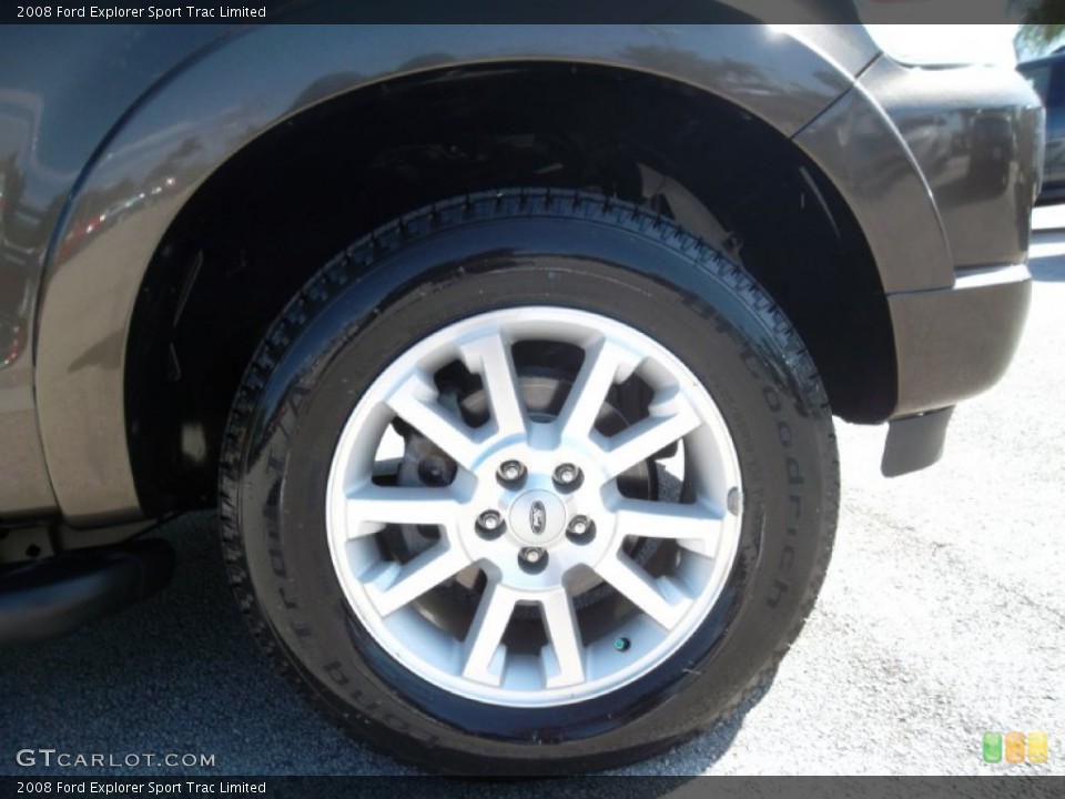 2008 Ford Explorer Sport Trac Limited Wheel and Tire Photo #56403657