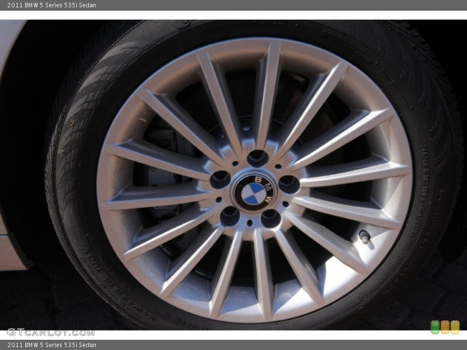 2011 BMW 5 Series 535i Sedan Wheel and Tire Photo #56406163