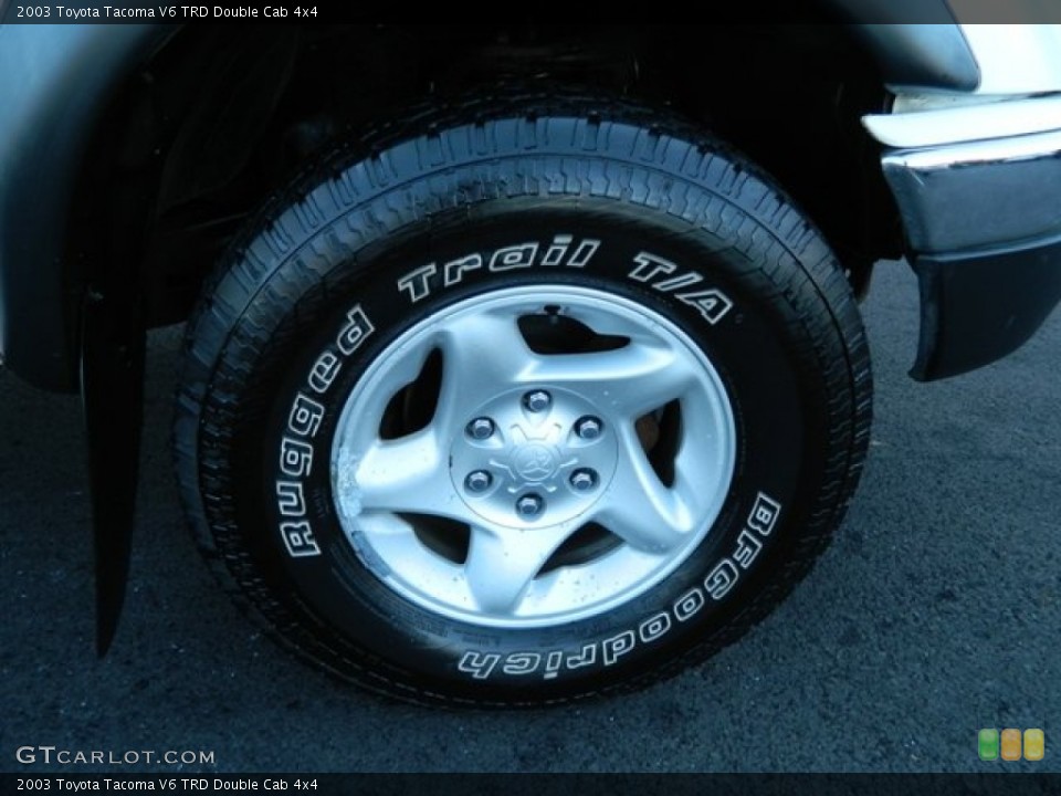 2003 Toyota Tacoma V6 TRD Double Cab 4x4 Wheel and Tire Photo #56407762