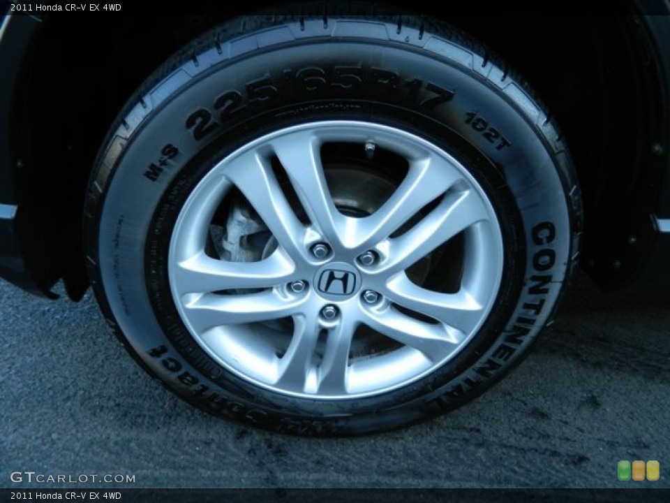 2011 Honda CR-V EX 4WD Wheel and Tire Photo #56407975