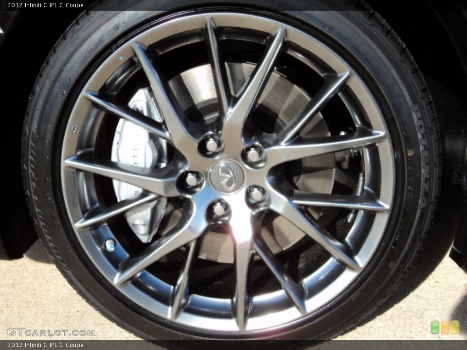 2012 Infiniti G IPL G Coupe Wheel and Tire Photo #56413462