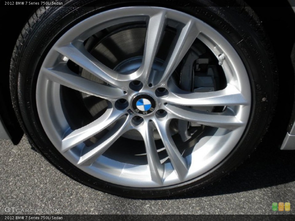 2012 BMW 7 Series 750Li Sedan Wheel and Tire Photo #56416297