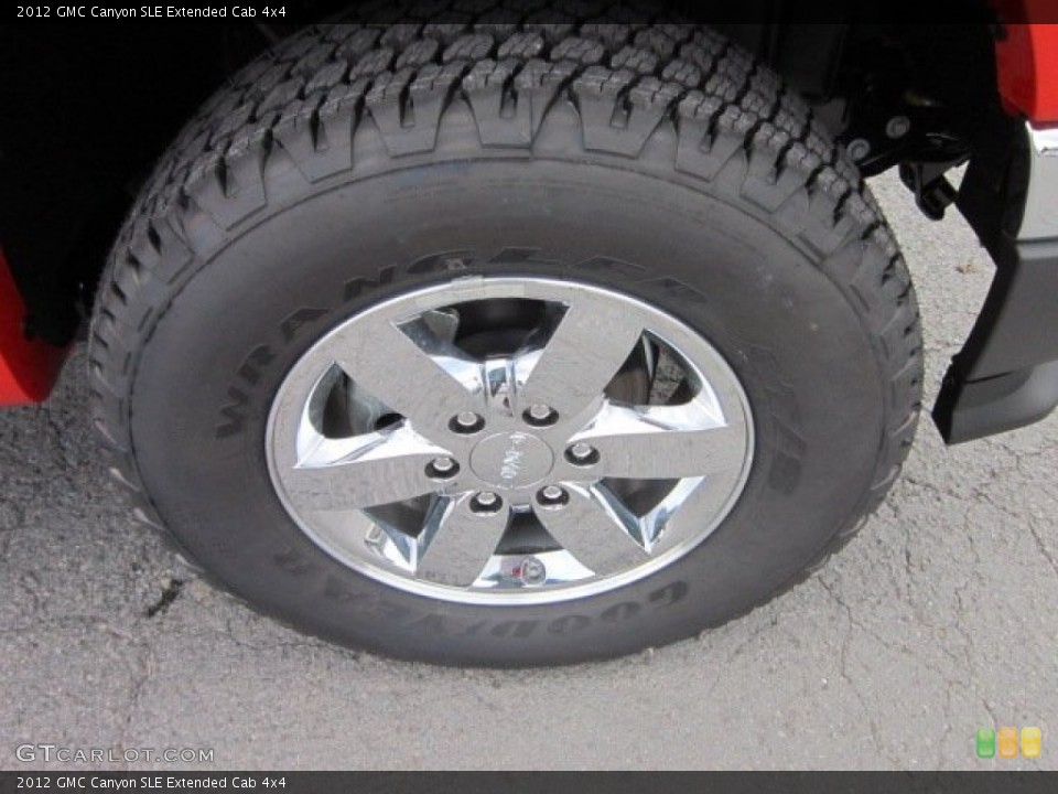 2012 GMC Canyon SLE Extended Cab 4x4 Wheel and Tire Photo #56420764