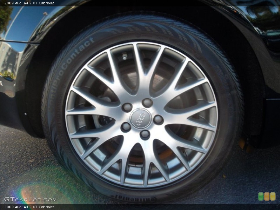 2009 Audi A4 2.0T Cabriolet Wheel and Tire Photo #56421073