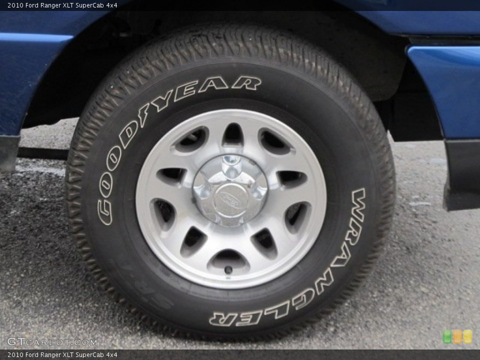 2010 Ford Ranger XLT SuperCab 4x4 Wheel and Tire Photo #56421943