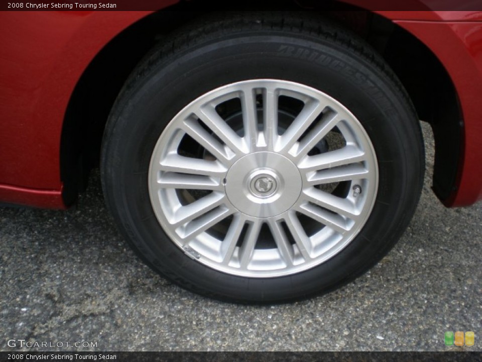 2008 Chrysler Sebring Touring Sedan Wheel and Tire Photo #56424787