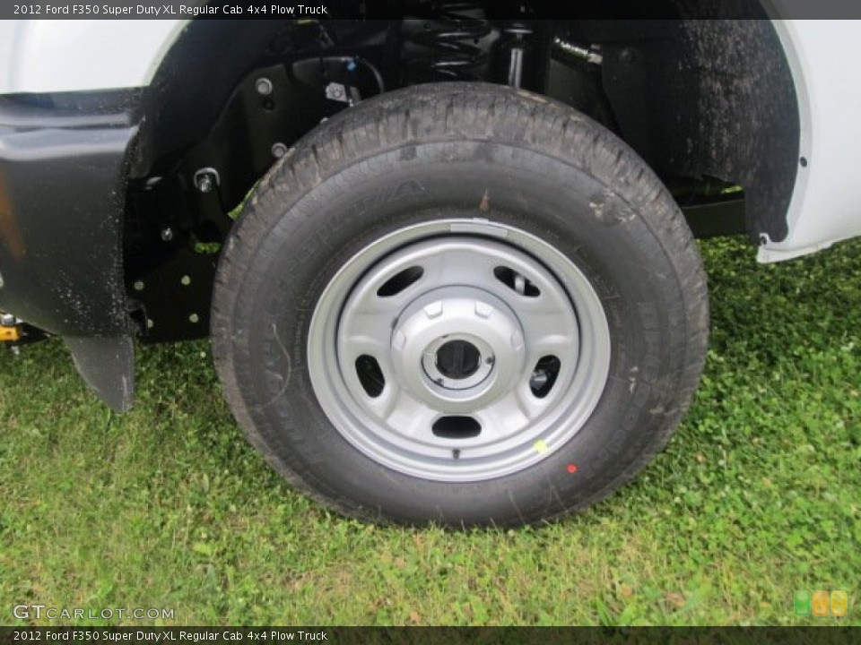 2012 Ford F350 Super Duty XL Regular Cab 4x4 Plow Truck Wheel and Tire Photo #56426647