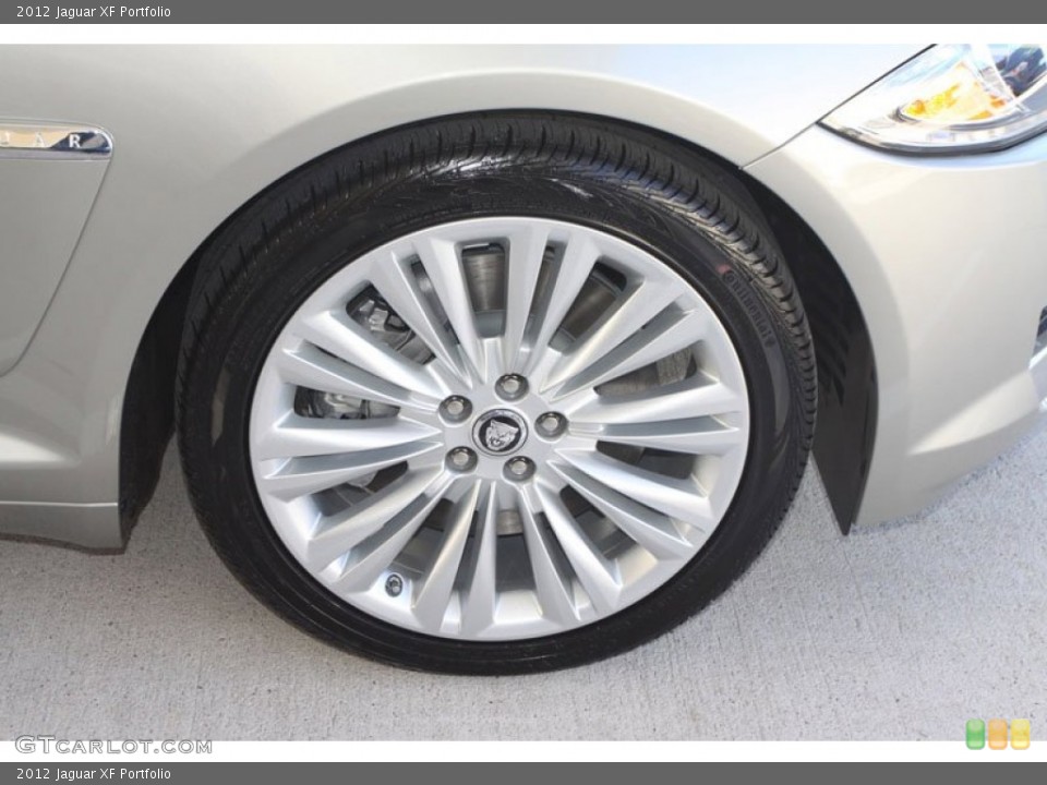 2012 Jaguar XF Portfolio Wheel and Tire Photo #56430765