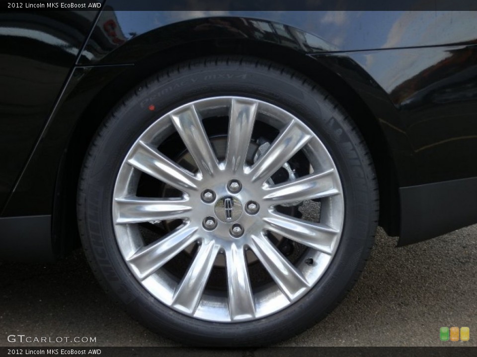 2012 Lincoln MKS EcoBoost AWD Wheel and Tire Photo #56434762