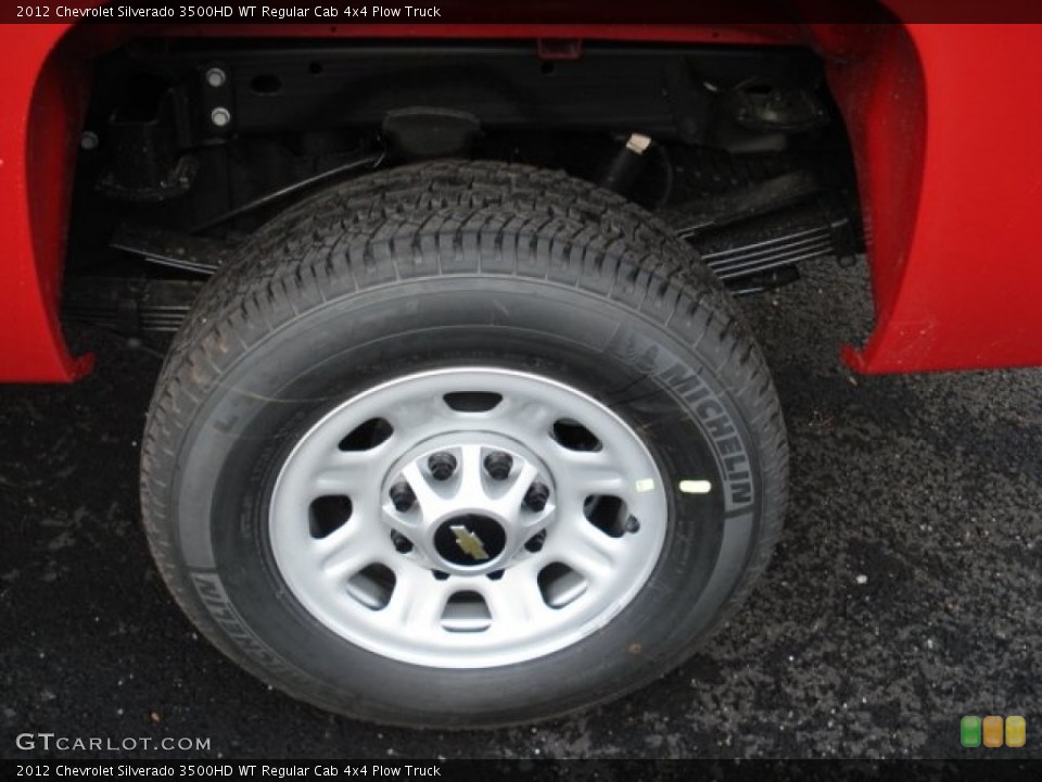 2012 Chevrolet Silverado 3500HD WT Regular Cab 4x4 Plow Truck Wheel and Tire Photo #56435302