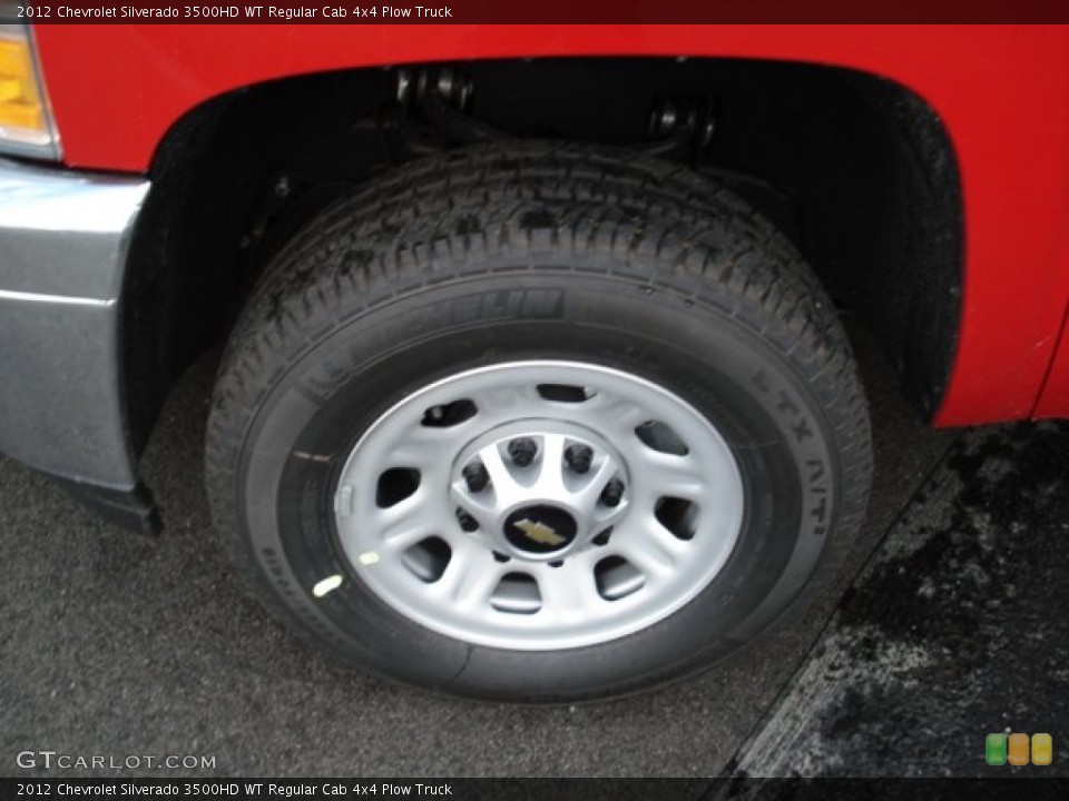 2012 Chevrolet Silverado 3500HD WT Regular Cab 4x4 Plow Truck Wheel and Tire Photo #56435311