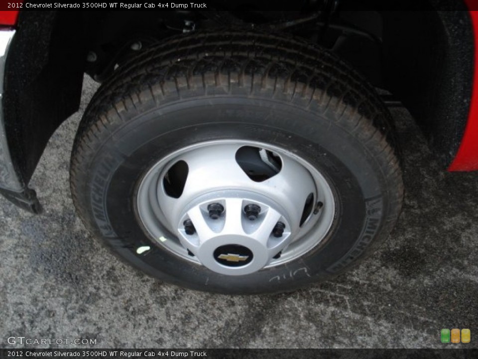 2012 Chevrolet Silverado 3500HD WT Regular Cab 4x4 Dump Truck Wheel and Tire Photo #56435657