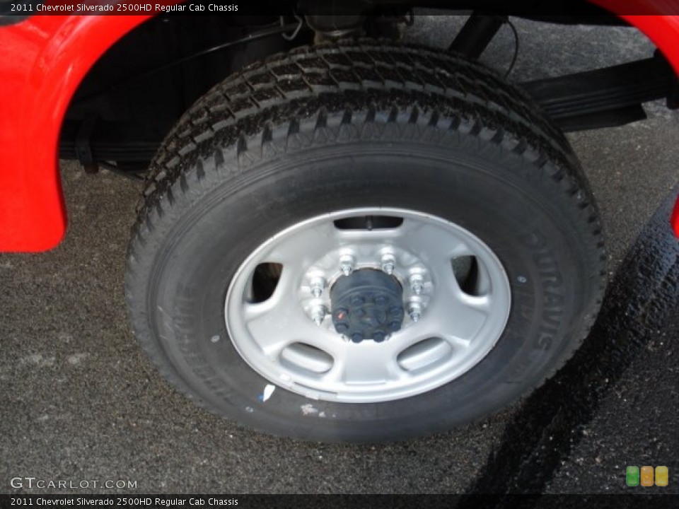 2011 Chevrolet Silverado 2500HD Regular Cab Chassis Wheel and Tire Photo #56436664