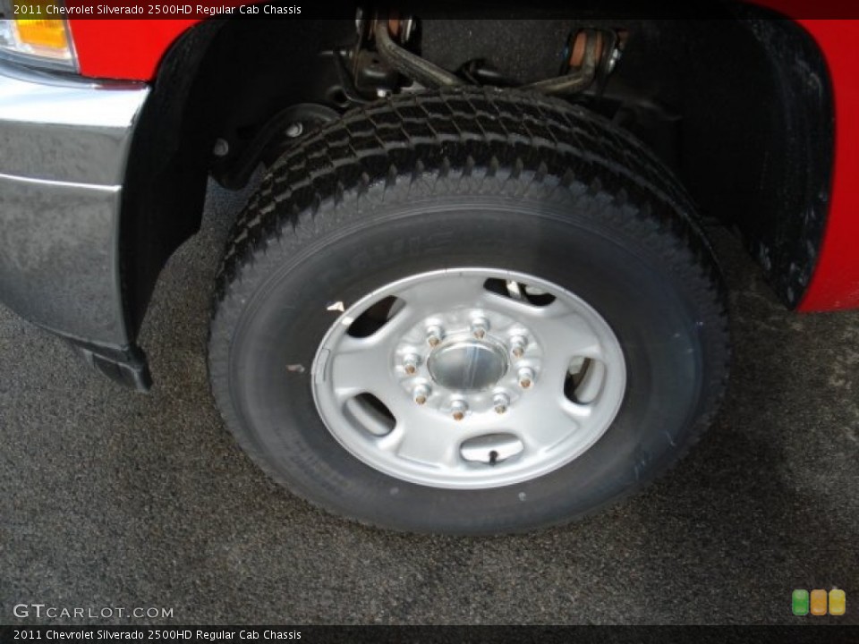 2011 Chevrolet Silverado 2500HD Regular Cab Chassis Wheel and Tire Photo #56436670