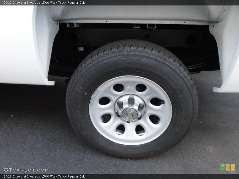 2012 Chevrolet Silverado 1500 Work Truck Regular Cab Wheel and Tire Photo #56437729