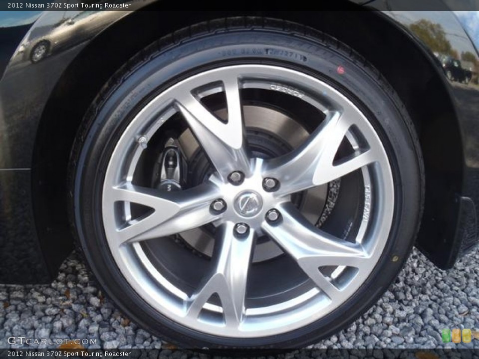 2012 Nissan 370Z Sport Touring Roadster Wheel and Tire Photo #56438644