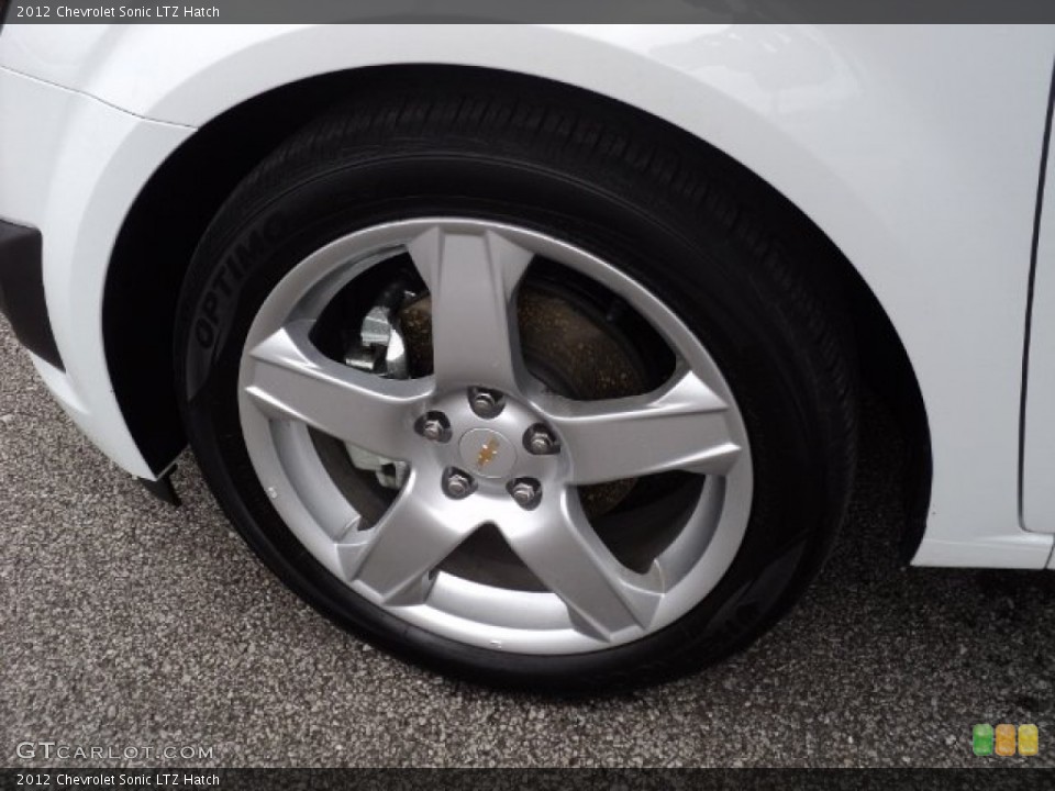 2012 Chevrolet Sonic LTZ Hatch Wheel and Tire Photo #56439880