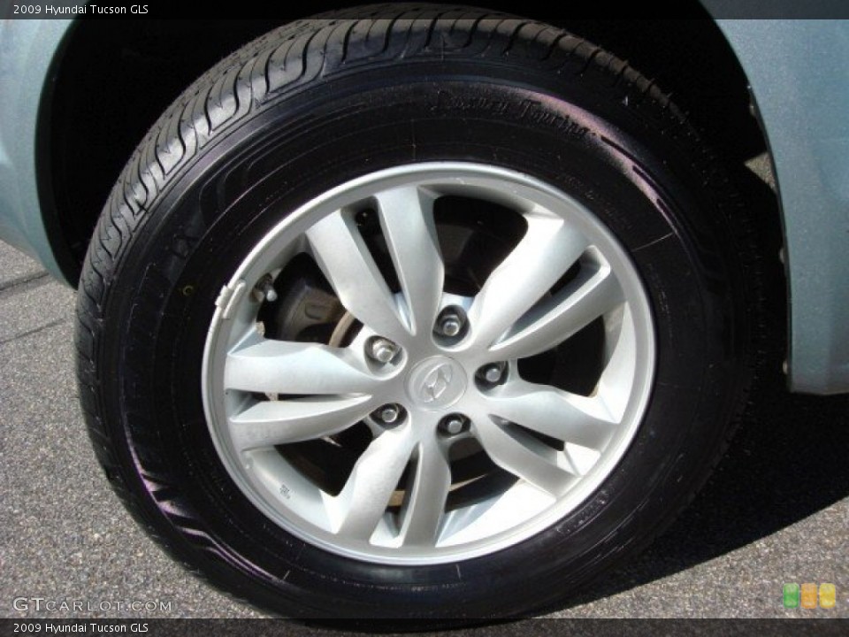 2009 Hyundai Tucson GLS Wheel and Tire Photo #56447201